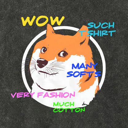 Doge Vintage Distressed T-shirt