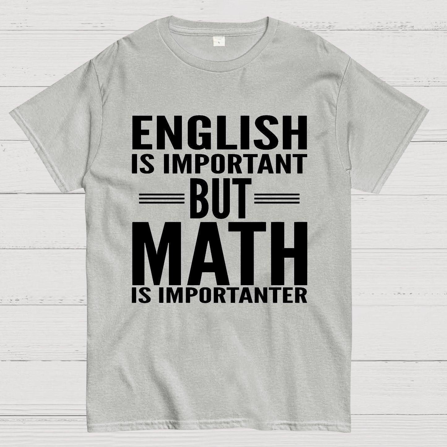 English is important but Math is importanter Geek T-Shirt