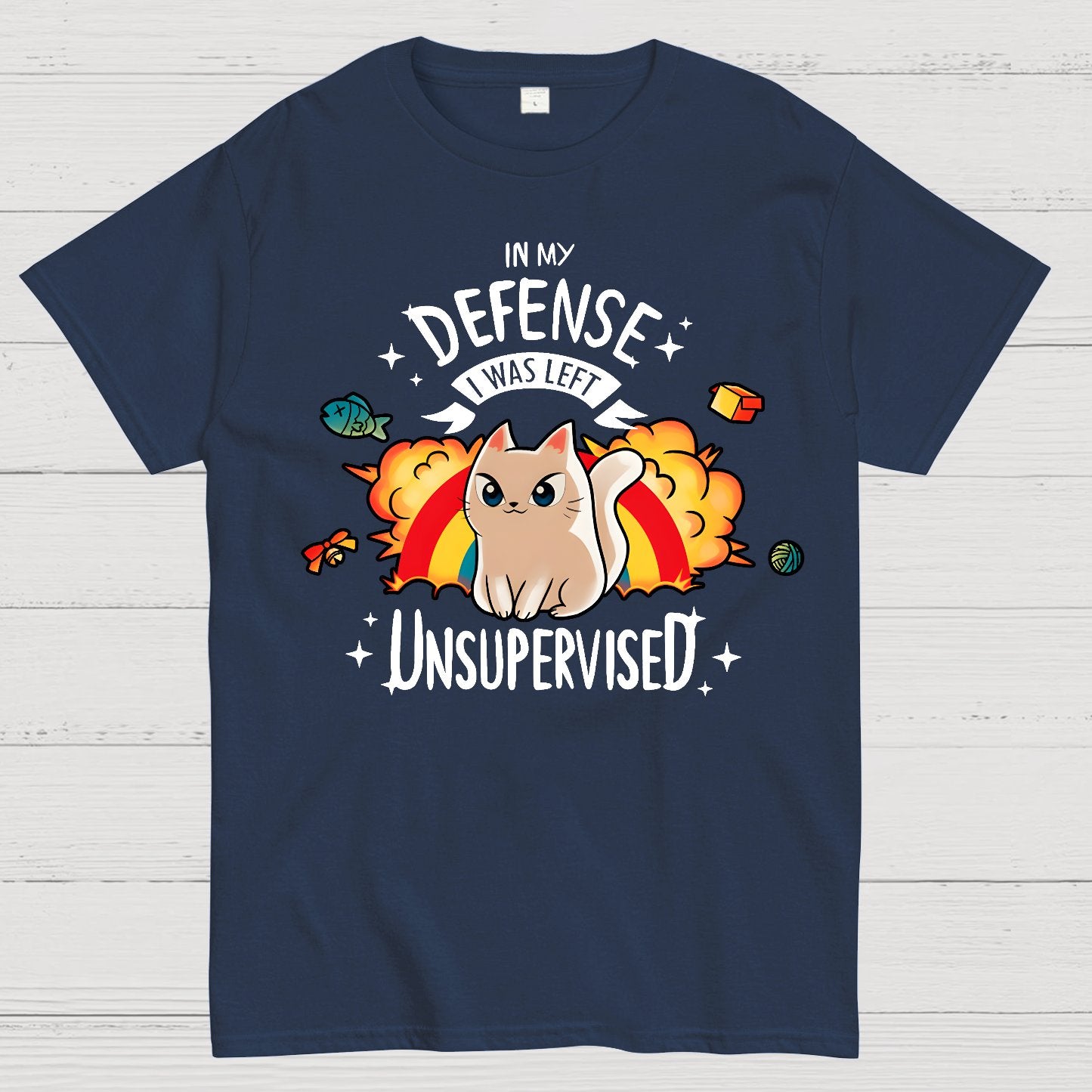 I Was Left Unsupervised Geek T-Shirt
