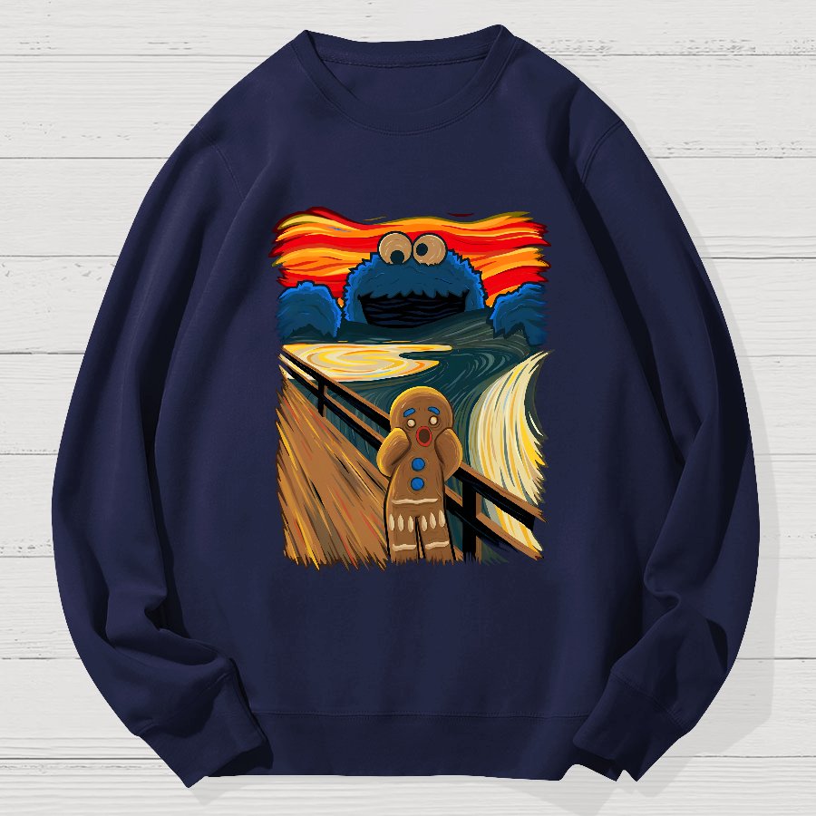 The Cookie Muncher Geek Cotton Sweatshirt