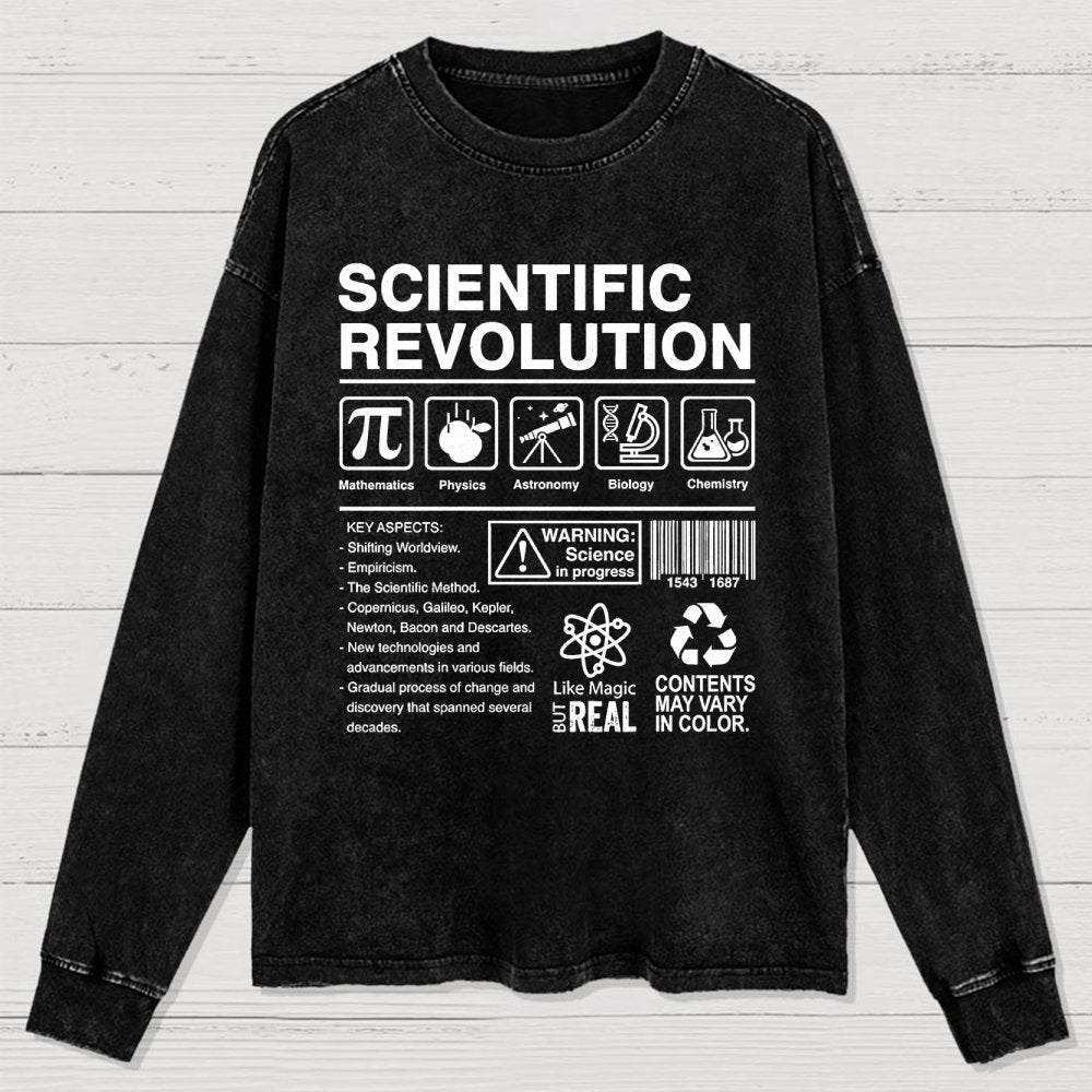 Scientific Revolution Washed Long Sleeve Tee