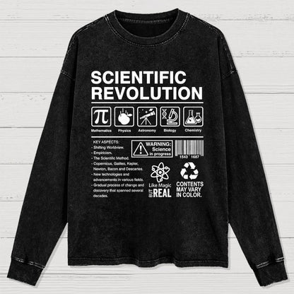 Scientific Revolution Washed Long Sleeve Tee