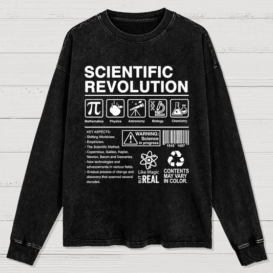 Scientific Revolution Washed Long Sleeve Tee