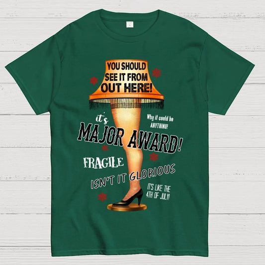 It's a Major Award Leg Lamp Christmas Geek T-Shirt
