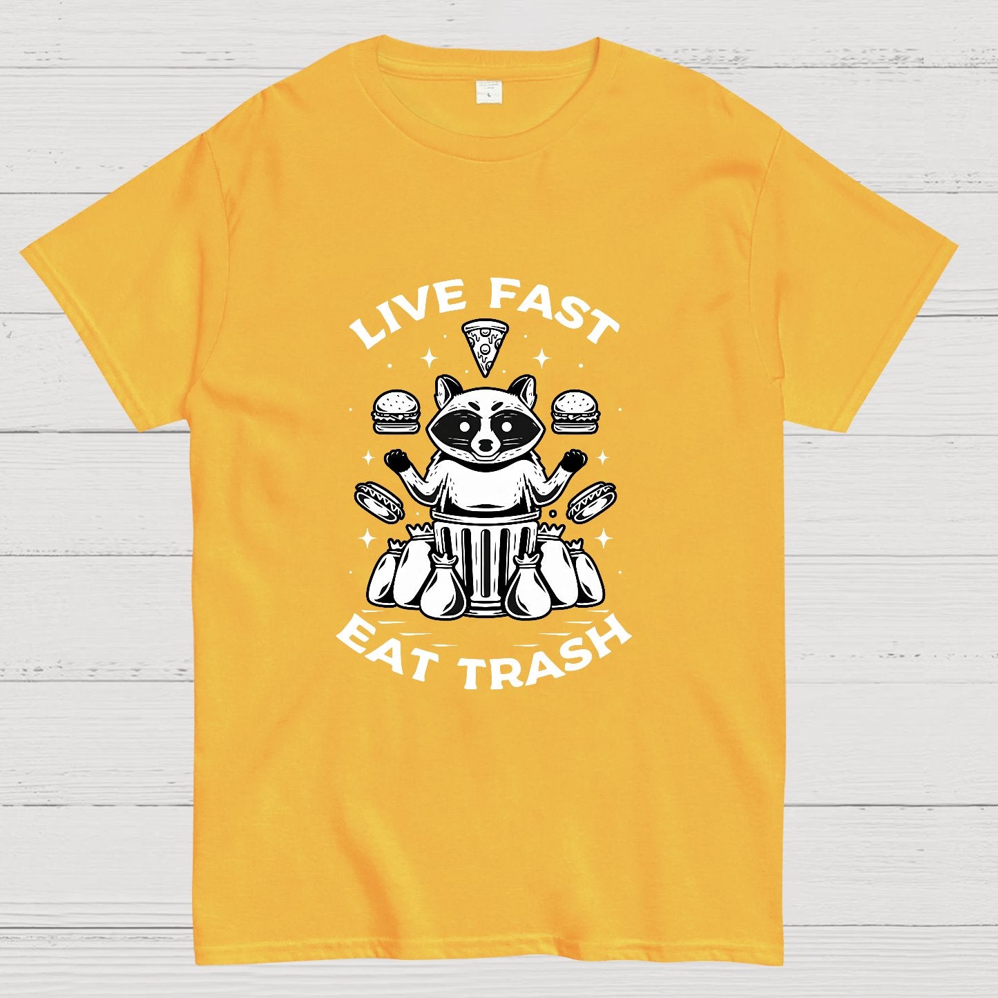 Live Fast Eat Trash Geek T-Shirt