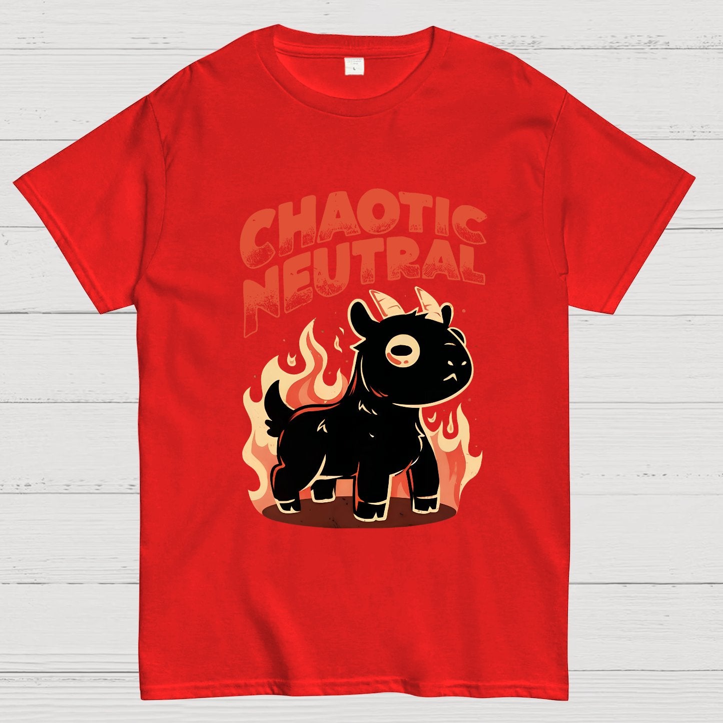 Chaotic Neutral Nerdy T-Shirt