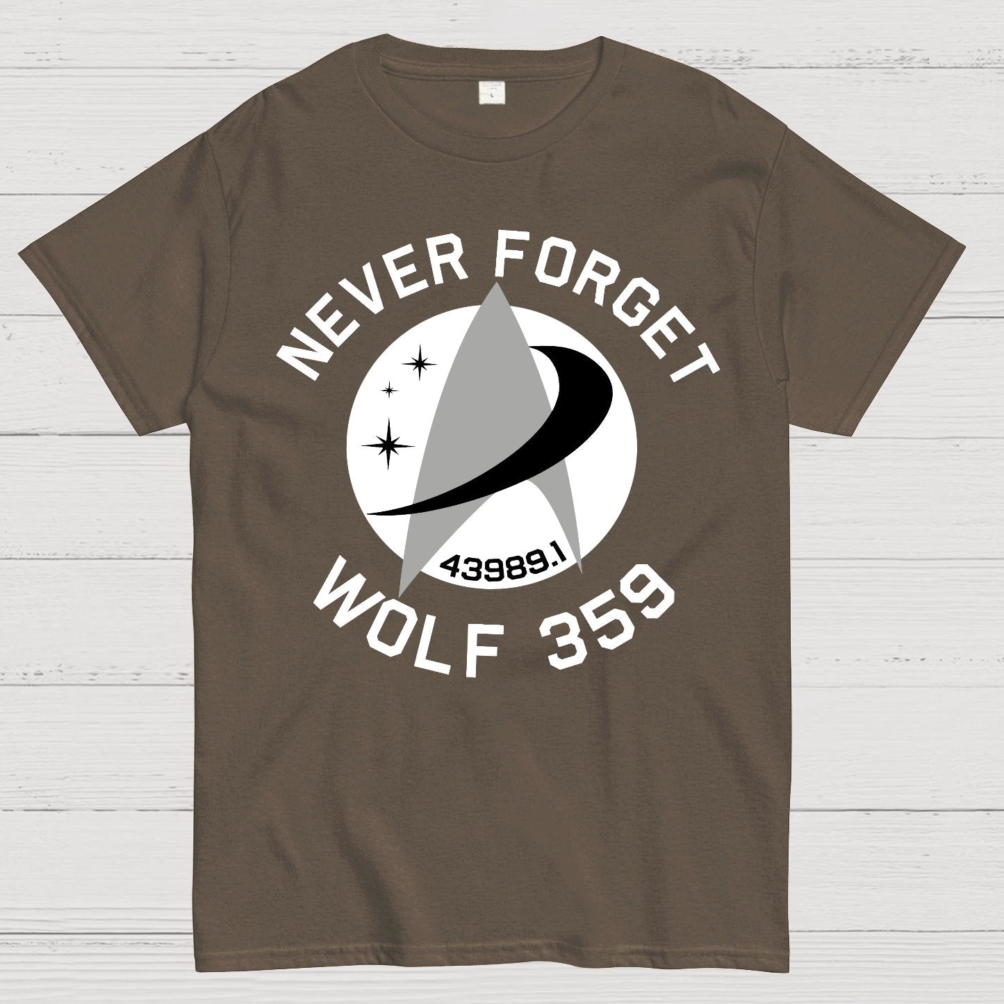 Never Forget Wolf 359 Geek T-Shirt