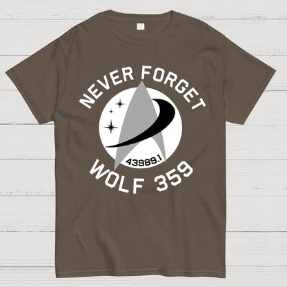 Never Forget Wolf 359 Geek T-Shirt