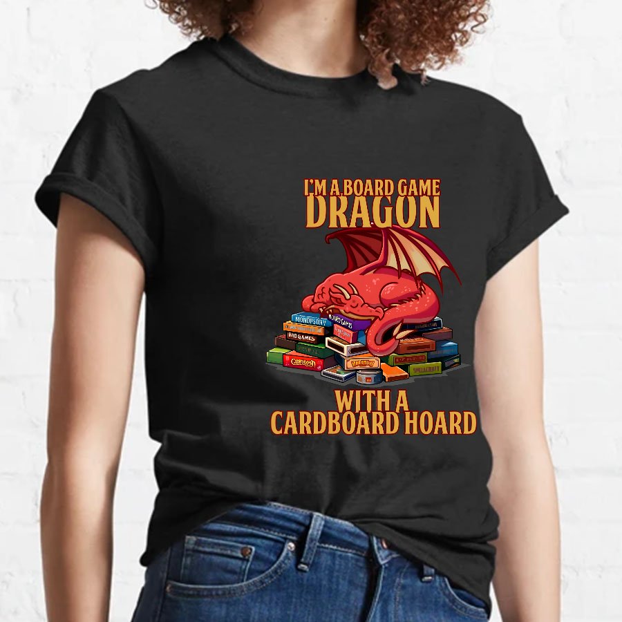 Board Game Dragon Geeky T-Shirt