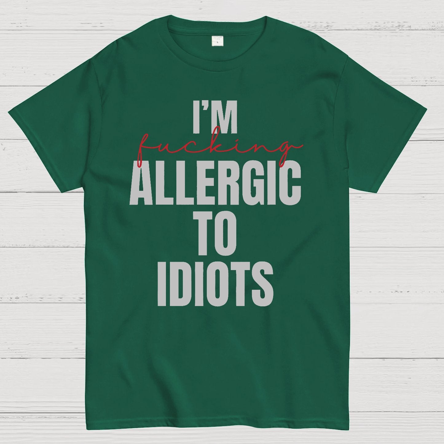 I'm Allergic To Idiots Geek T-Shirt