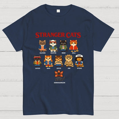 Stranger Cats Geek T-Shirt