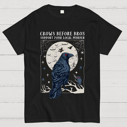 Crows Before Bros Unisex Geek T-Shirt