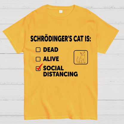 Schrodinger's Social Distancing Geek T-Shirt