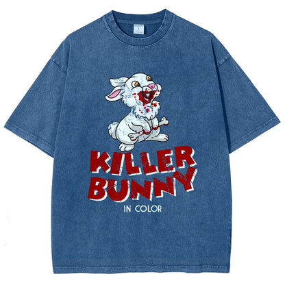 The Killer Bunny Vintage Distressed T-shirt