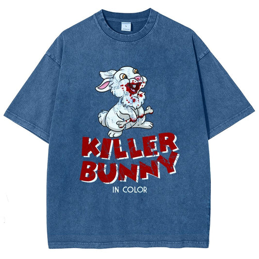 The Killer Bunny Vintage Distressed T-shirt