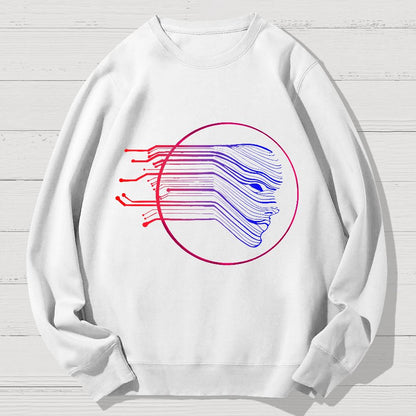 Artificial Intelligence Geek Cotton Sweatshirt