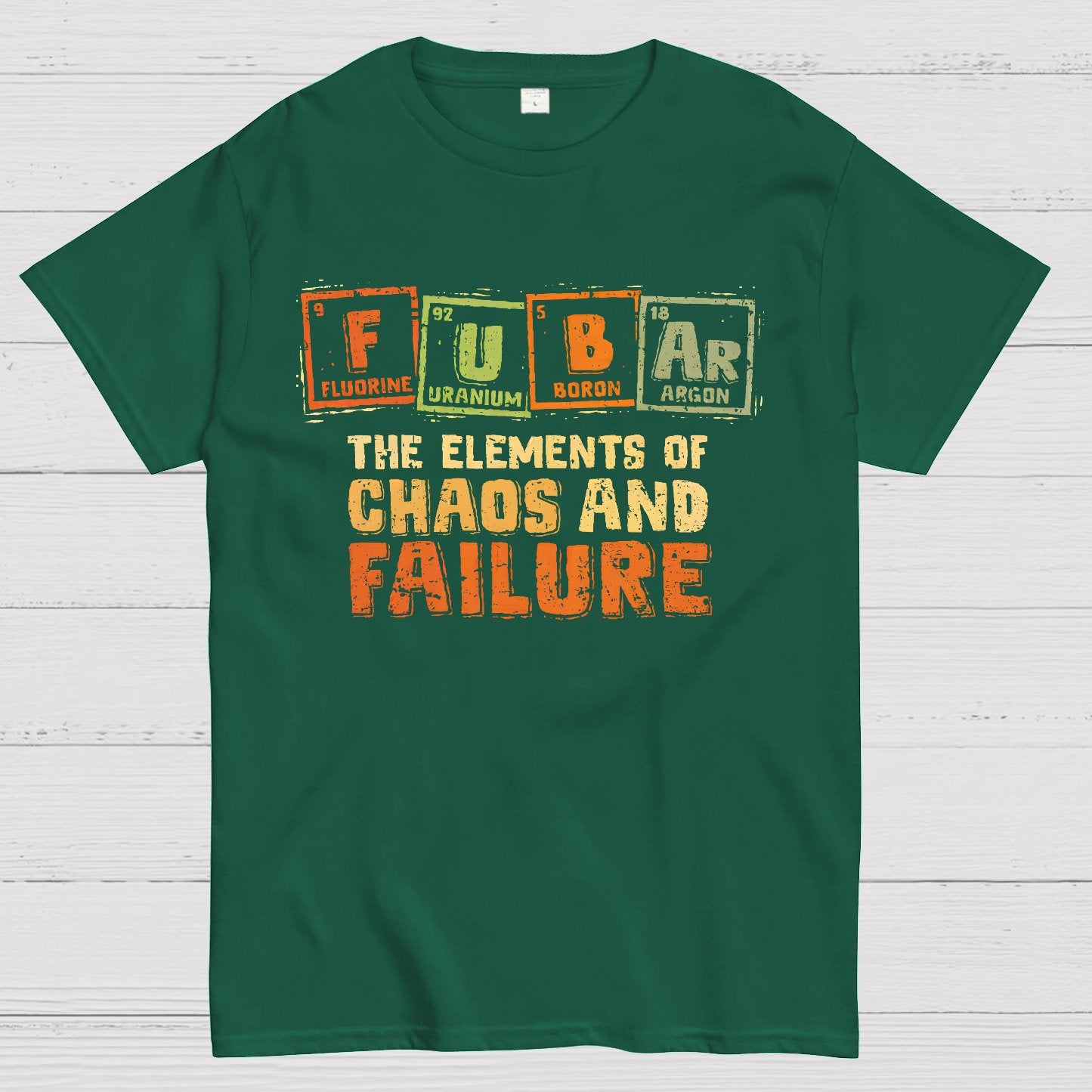 Elements of Chaos and Failure Geek T-Shirt