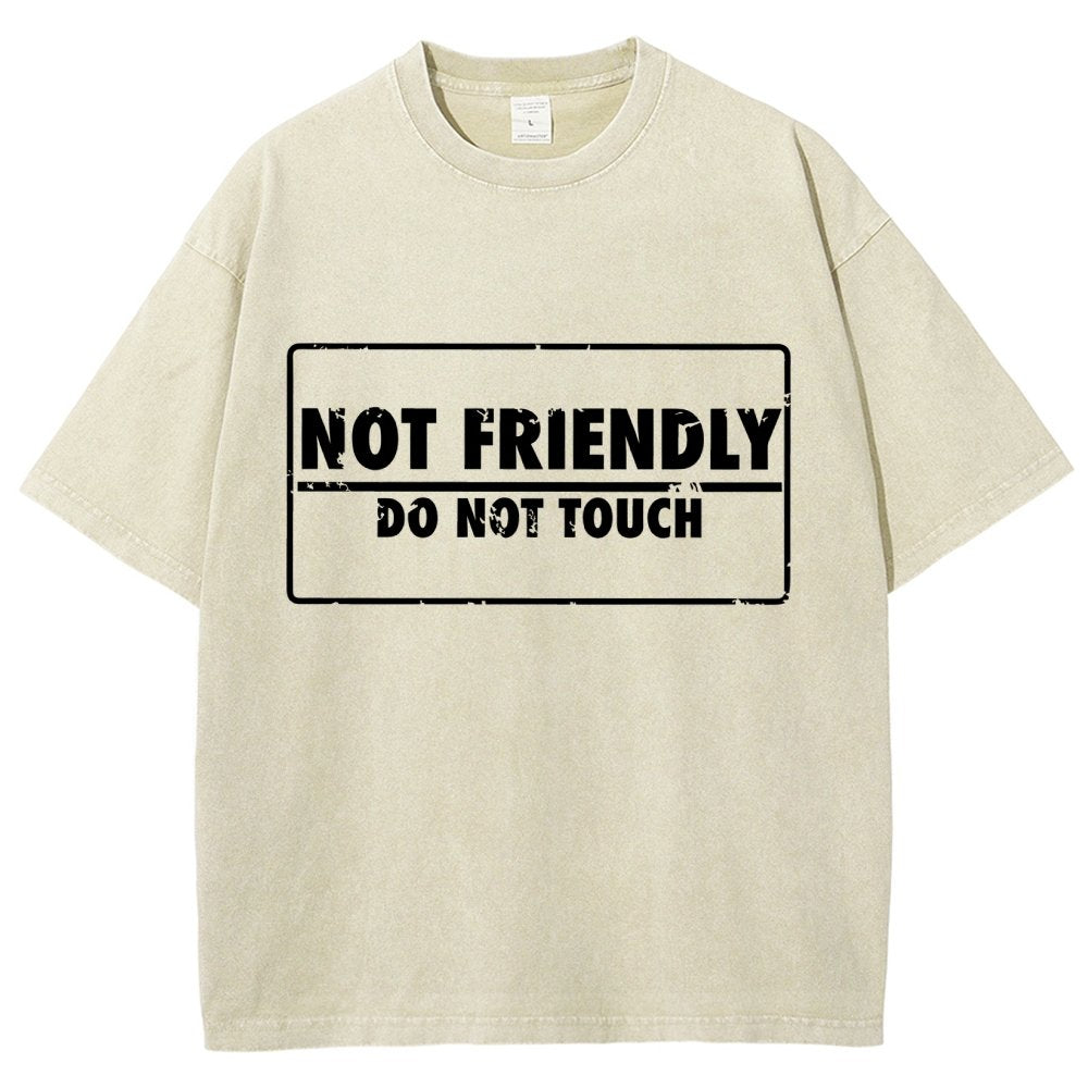 Not friendly stamp Vintage Distressed T-shirt
