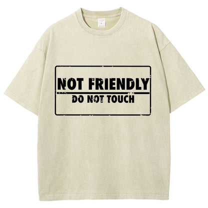 Not friendly stamp Vintage Distressed T-shirt
