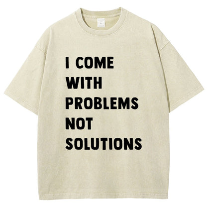 I Come With Problems Vintage Distressed T-shirt