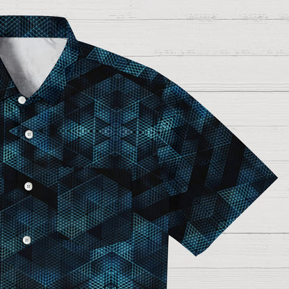 Geometric line science fiction Geek Hawaiian Shirt