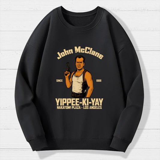 Yippee Ki Yay Geek Cotton Sweatshirt