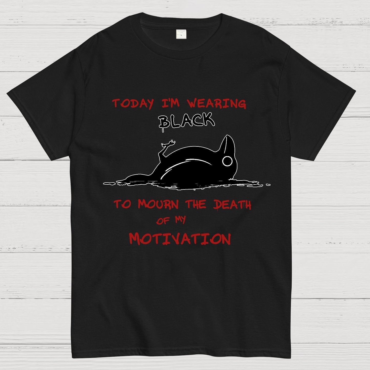 Today I'm wearing black Geek T-Shirt