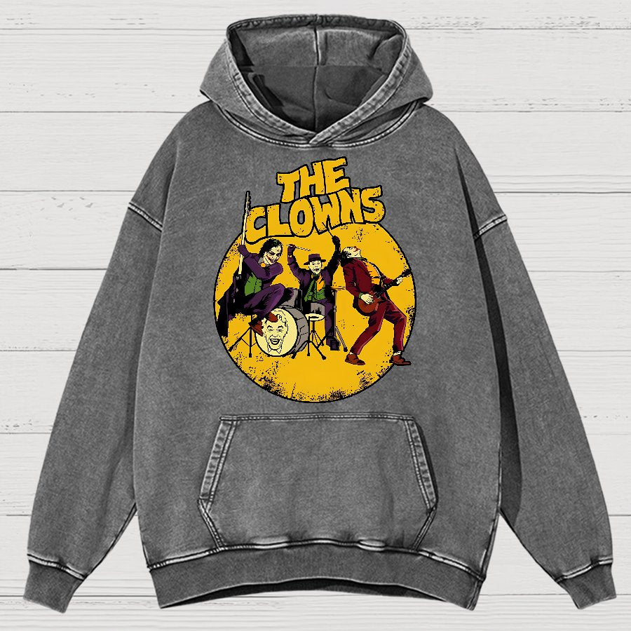 Horror Killer Rock Vintage Distressed Hoodie