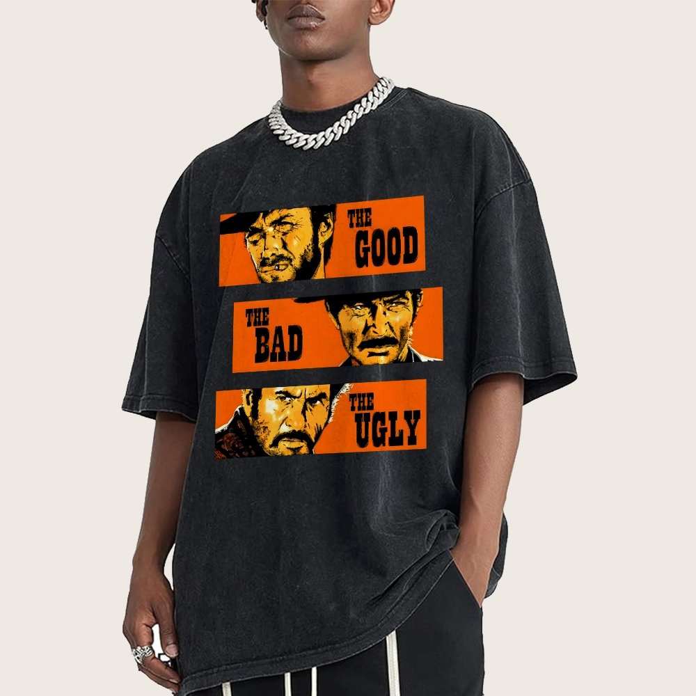 The Good The Bad The Ugly Vintage Distressed T-shirt
