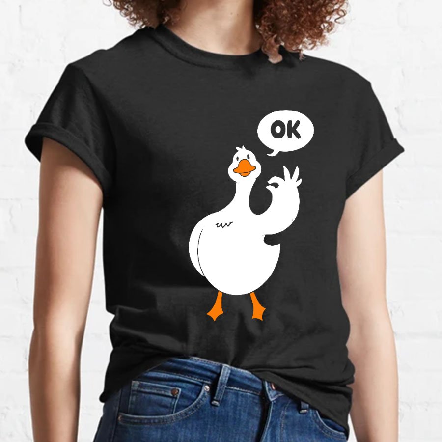 Duck ok Funny Geeky T-Shirt
