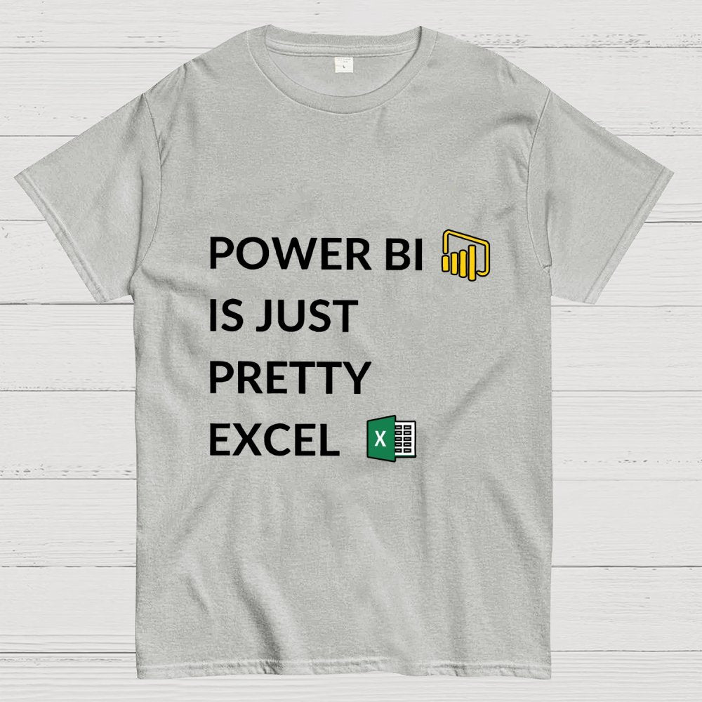 Excel VS Power BI Unisex Geek T-Shirt