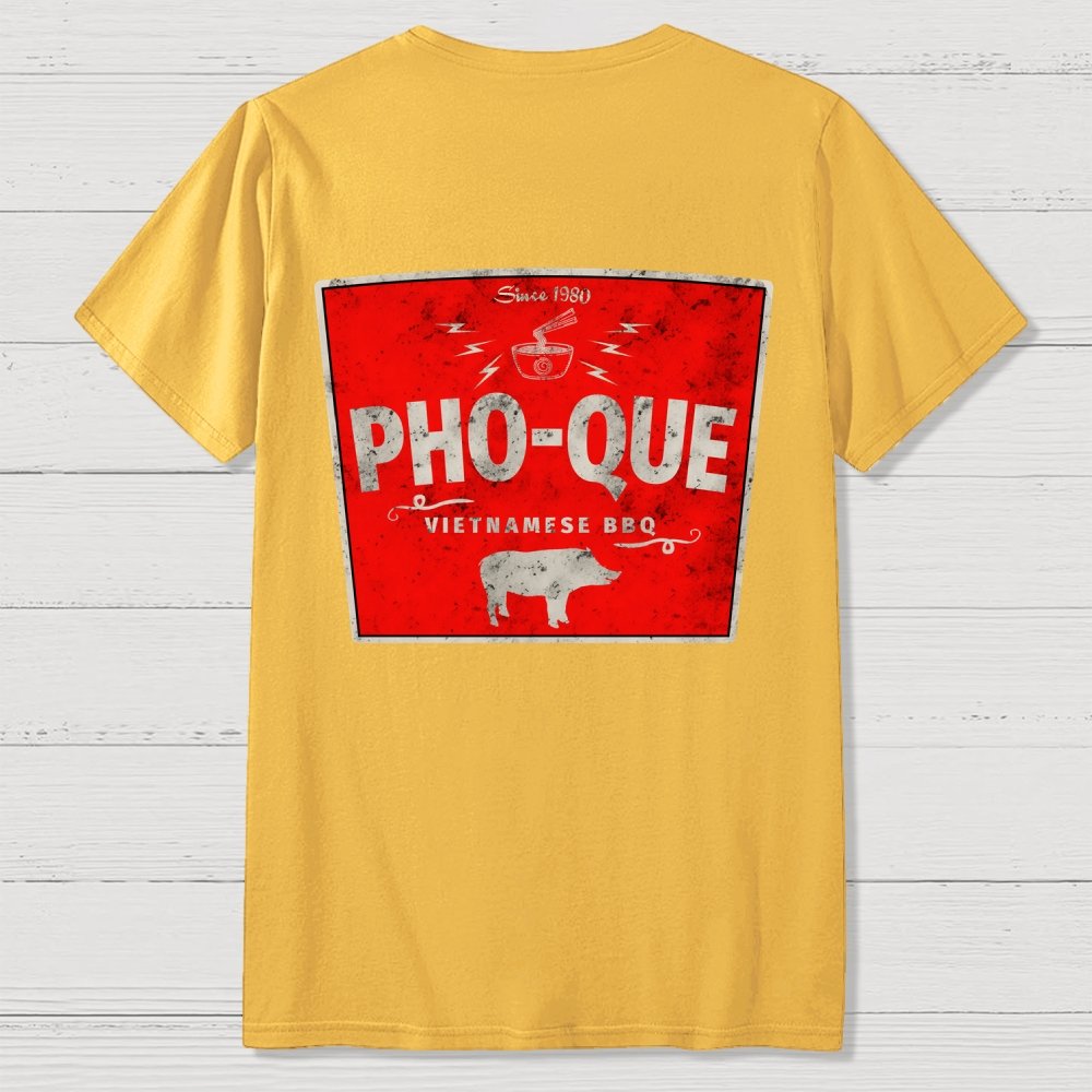 Pho Que Back Printing Geek T-Shirt