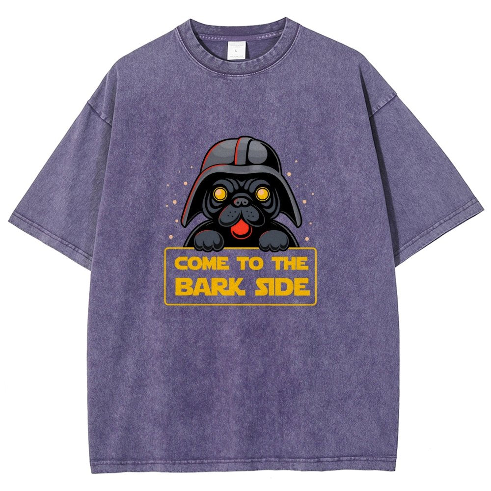 Come To The Bark Side Vintage Distressed T-shirt