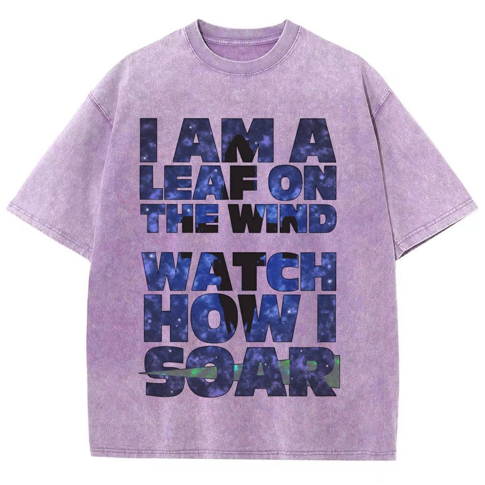 Leaf on the Wind Vintage Distressed T-shirt