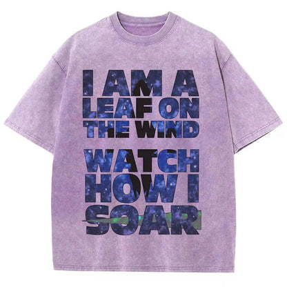 Leaf on the Wind Vintage Distressed T-shirt