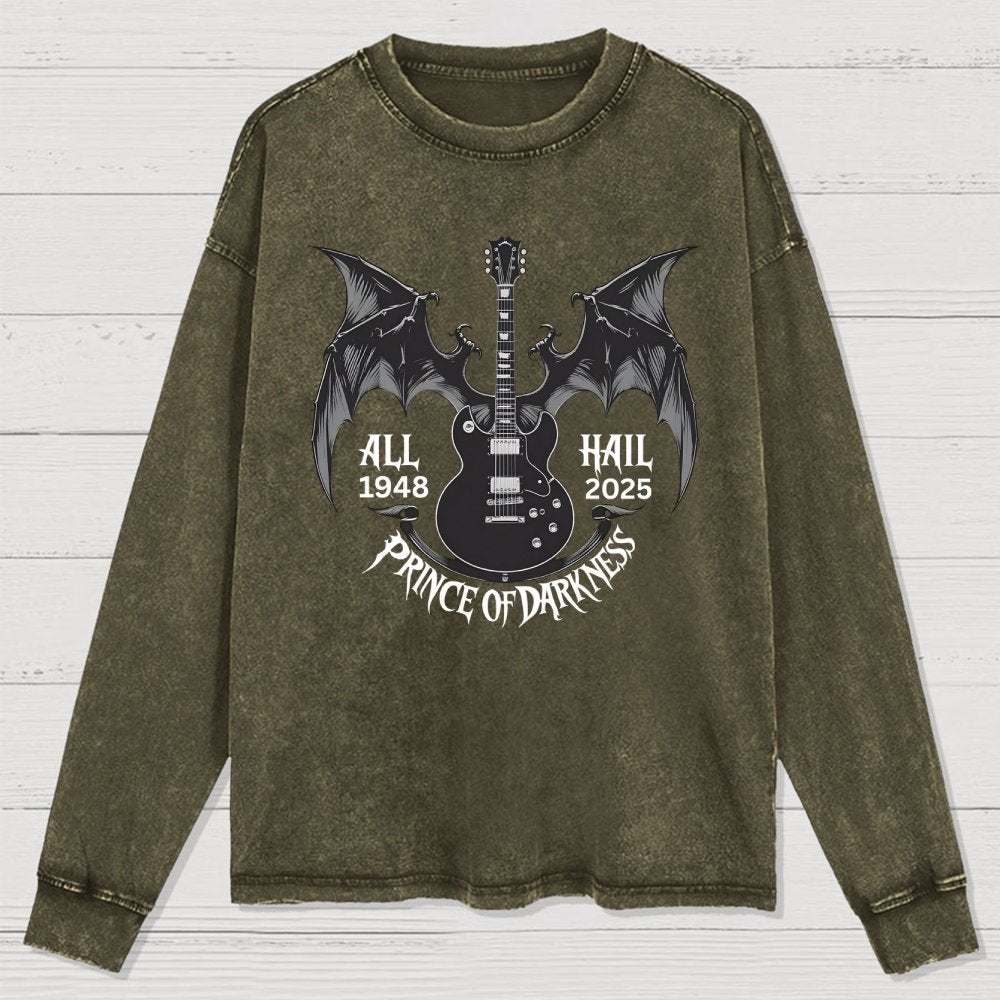 Prince of Darkness Washed Long Sleeve Tee