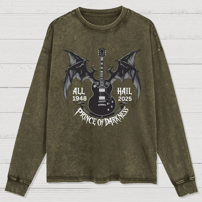 Prince of Darkness Washed Long Sleeve Tee