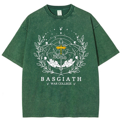 Fourth Wing Nerd Tee, Dragon Rider Bookish Vintage Distressed T-shirt