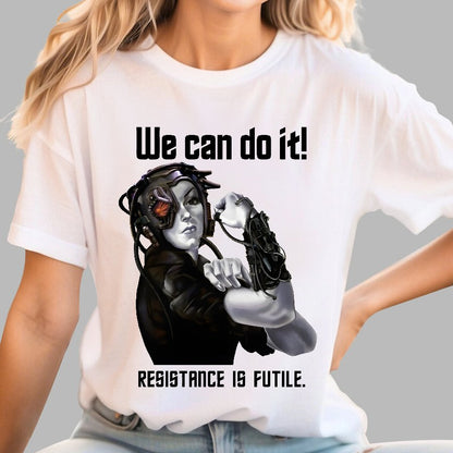 We Can Do It Opposing is Hopeless Geek T-Shirt