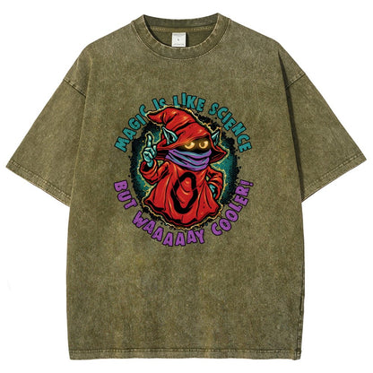 Magic Is Like Science Vintage Distressed T-shirt