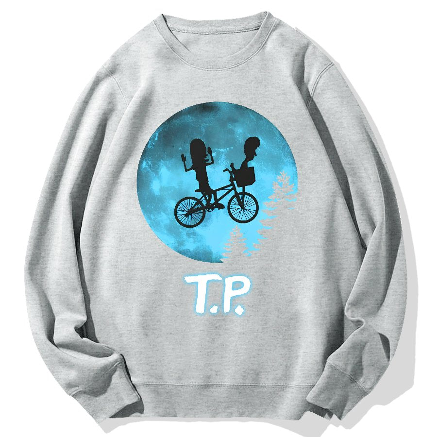 Funny Retro 80's Extraterrestrial Movie Parody 90's Geek Cotton Sweatshirt