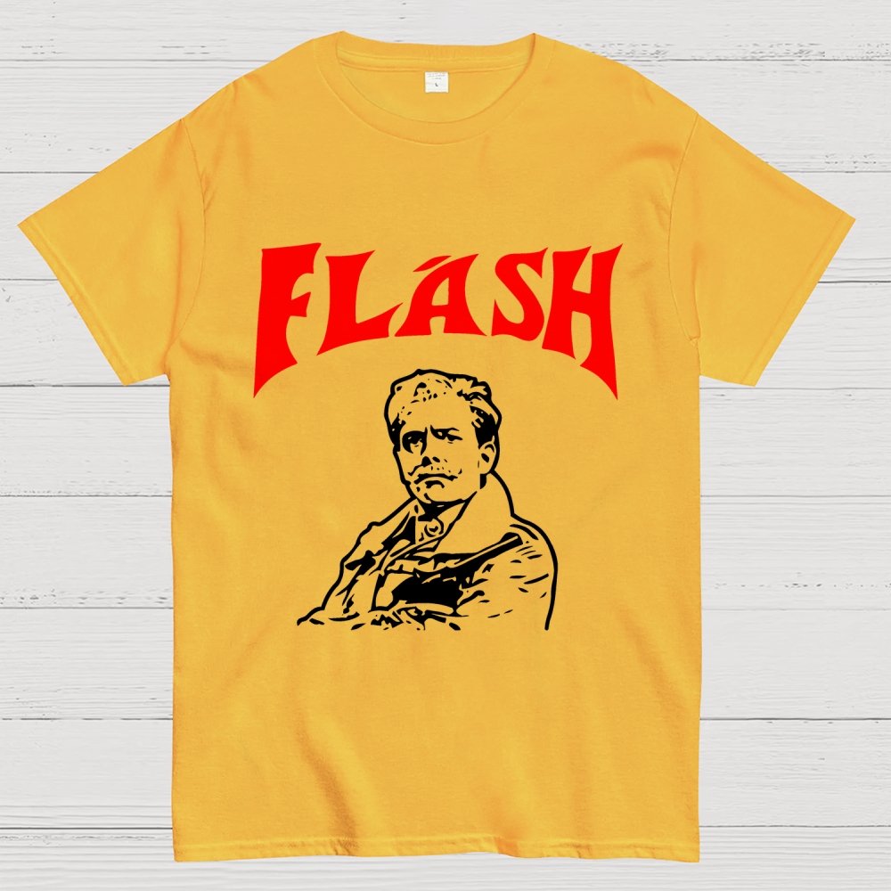 Mystery Hero Flash Spoof Ringer Unisex Geek T-Shirt