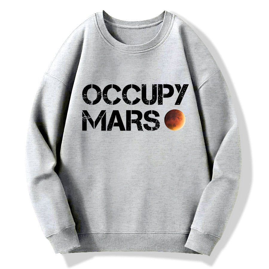 Occupy Mars Geek Cotton Sweatshirt