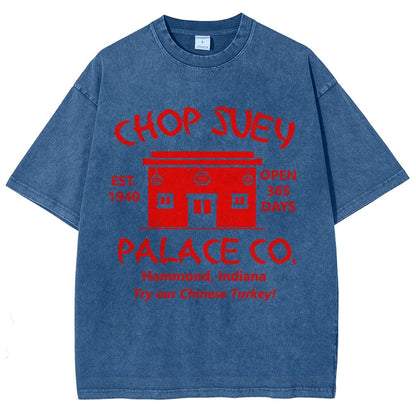 Christmas Story Mysterious Eatery Vintage Distressed T-shirt