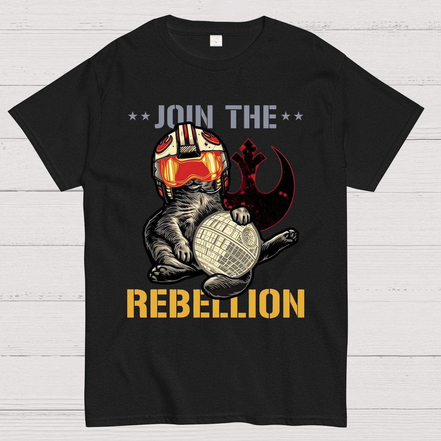 Join the Cat Rebellion Geek T-Shirt