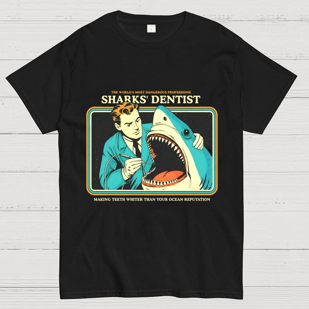 Sharks Dentist Geek T-Shirt
