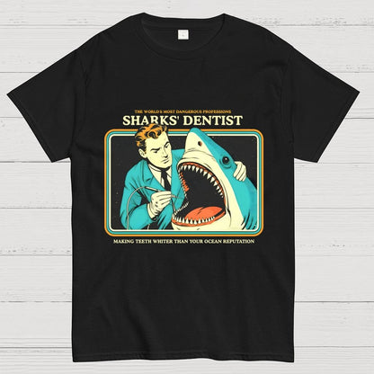 Sharks Dentist Geek T-Shirt