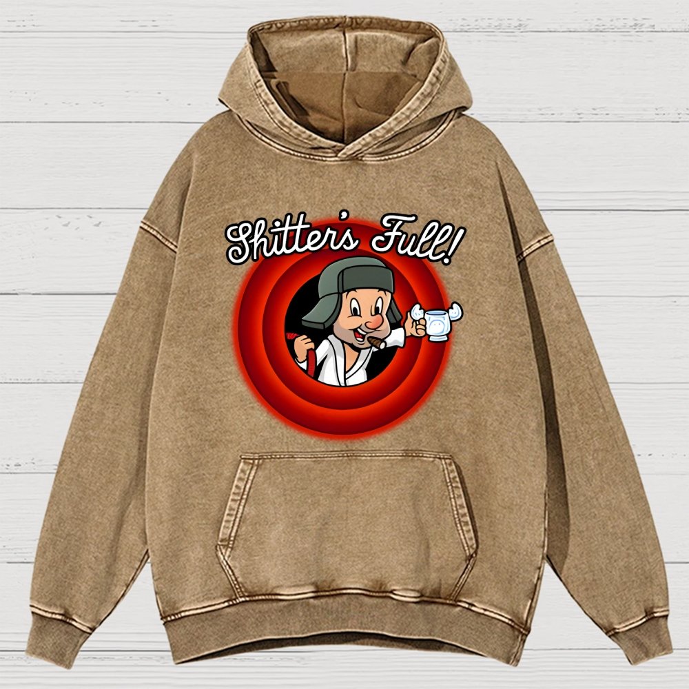 Shitter's Full Vintage Distressed Hoodie