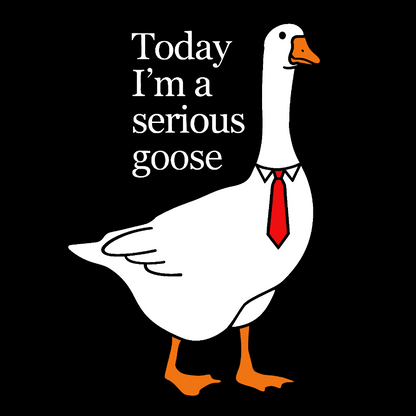 Today I'm A Serious Goose Geeky T-Shirt