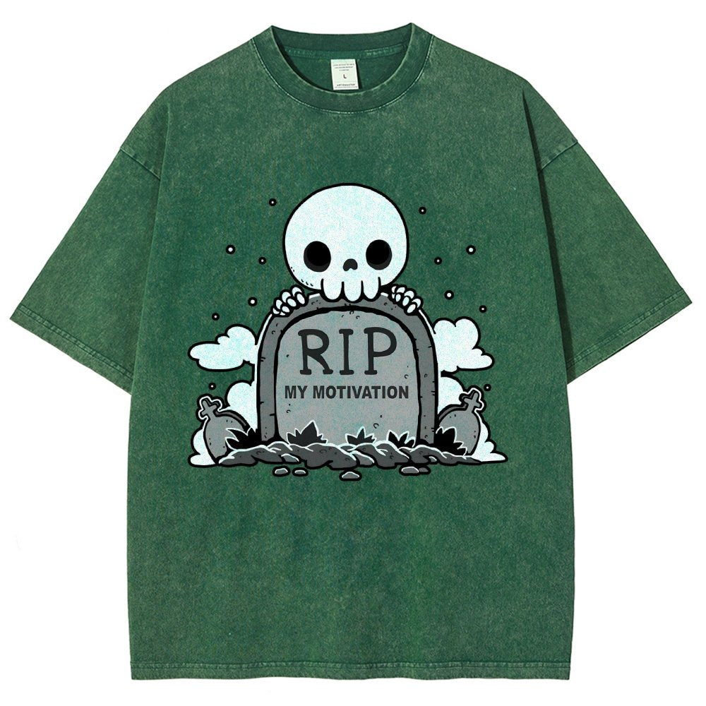 Rip My Motivation Vintage Distressed T-shirt